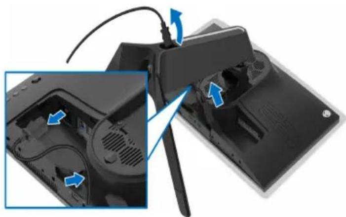 ALIENWARE AW2521HFLA - Entfernen des Monitorständers - 4