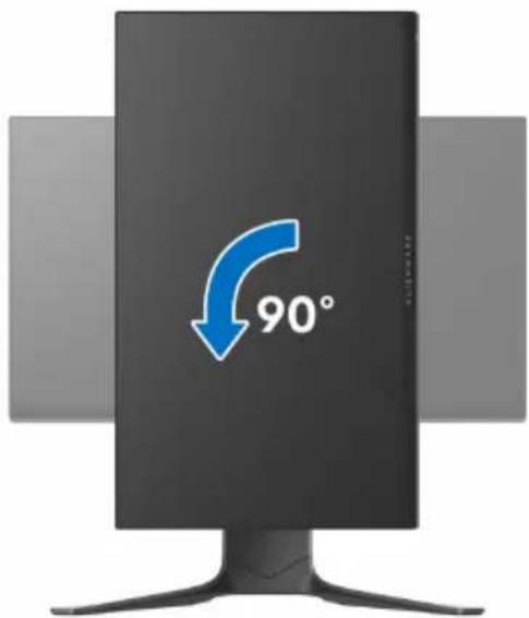 ALIENWARE AW2521HFLA - Entgegen dem Uhrzeigersinn drehen - 1