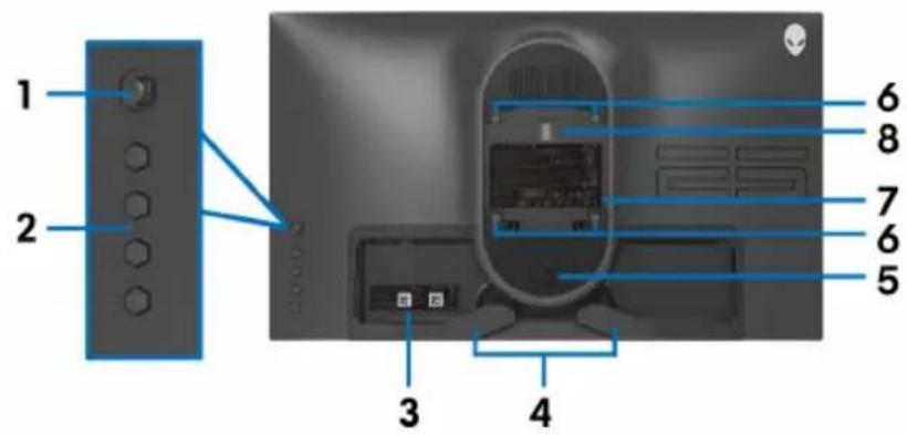 ALIENWARE AW2521HFLA - Ansicht von hinten - 1