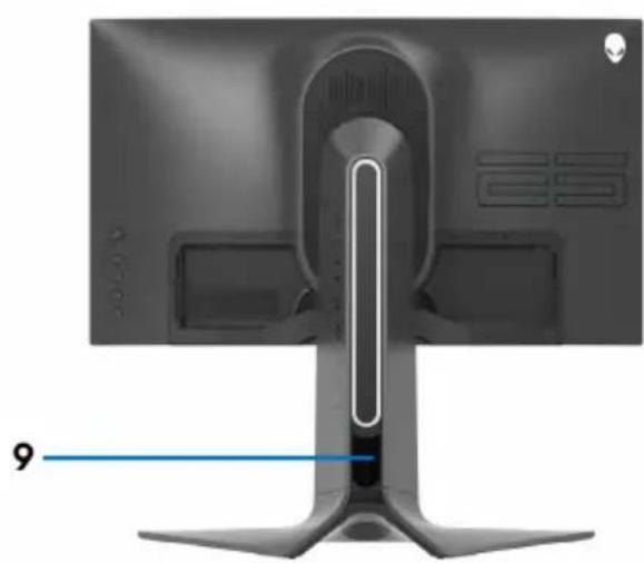 ALIENWARE AW2521HFLA - Ansicht von hinten - 2
