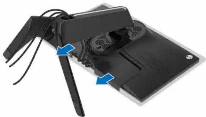 ALIENWARE AW2521HFLA - Entfernen des Monitorständers - 3