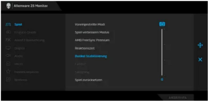 ALIENWARE AW2521HFLA - - Display Ausrichtung - 1
