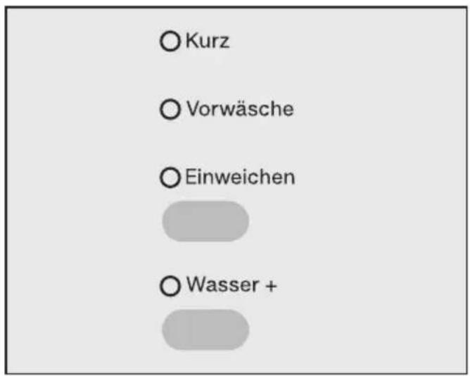 MIELE WW670 WPM - Extras wählen - 1