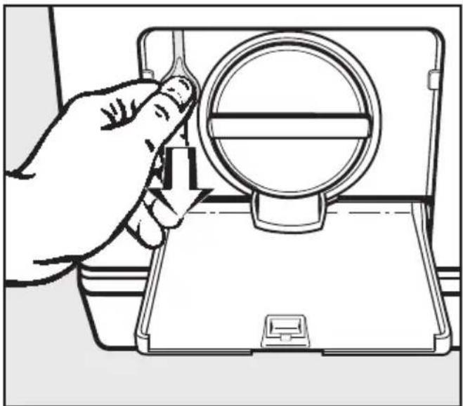 MIELE WS613 WCS - Deckel öffnen - 1