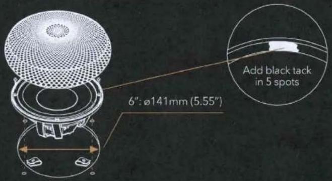 Morel MXT280C - Woofer, Midrange and Alto Tweeter mounting - 1