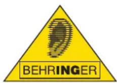 BEHRINGER Eurolive VS1220F - Inhaltsverzeichnis - 1