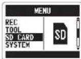 ZOOM H2next - Formatting an SD card - 1