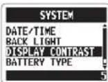 ZOOM H2next - Adjusting the display contrast - 4