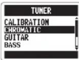 ZOOM H2next - Using the tuner - 11