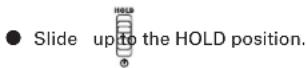 ZOOM H2next - Enabling the hold function - 1