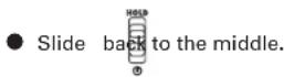ZOOM H2next - Disabling the hold function - 1