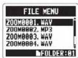 ZOOM H2next - Changing fi le names Stereo fi les only - 3