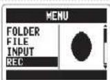 ZOOM H2next - Changing automatic recording settings - 4