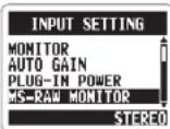 ZOOM H2next - Monitoring MS-RAW signals - 3