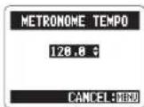 ZOOM H2next - Using the metronome - 7