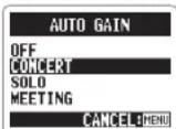 ZOOM H2next - Automatically adjusting the input gain - 6