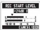 ZOOM H2next - Changing automatic recording settings - 11