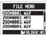 ZOOM H2next - Deleting all fi les in a folder - 2
