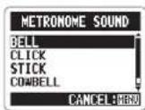 ZOOM H2next - Using the metronome - 8