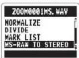 ZOOM H2next - Converting MS-RAW fi les into stereo fi les - 8