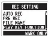 ZOOM H2next - Pausing recording when adding marks WAV format only - 4