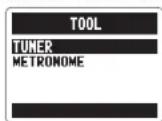ZOOM H2next - Using the tuner - 6