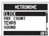 ZOOM H2next - Using the metronome - 5