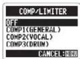 ZOOM H2next - Compressing/limiting the input signal - 3