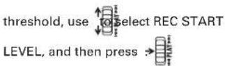 ZOOM H2next - Changing automatic recording settings - 8