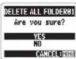 ZOOM H2next - Deleting all fi les in a folder - 3