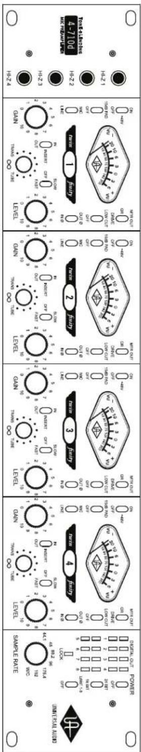 Universal Audio 4-710D - Session Recall Sheet - 3