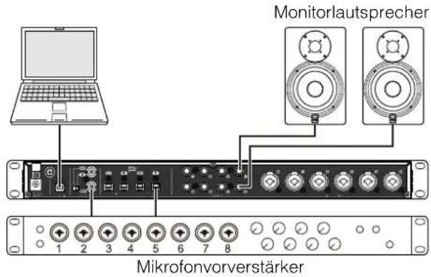 Monitorlautsprecher Mikrofonvorverstärker