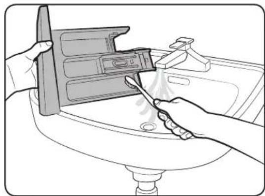 SAMSUNG WD90TA046BE - Detergent Drawer - 2