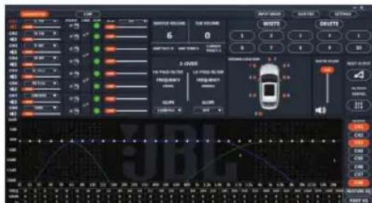 JBL DSP4086 - Функции в интерфейсе пользователя - 1