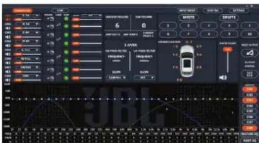 JBL DSP4086 - Fonctions de l'interface utilisateur - 1