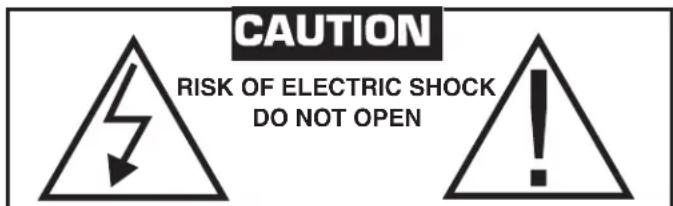 Vocopro DA-1000 Pro - CAUTIONS AND WARNINGS - 1