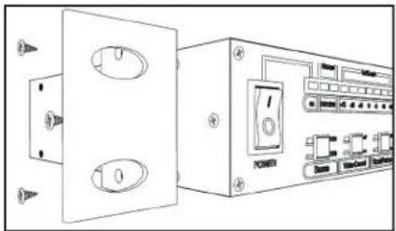 Vocopro DA-1000 Pro - To install unit to a rack case, complete the steps below: - 1