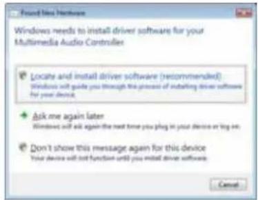 LYNX AES16e-50 - Updating an existing driver in Windows Vista - 1