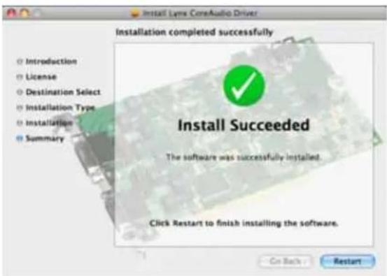 LYNX AES16e-50 - Installing the AES16e Device Driver and Mixer Application. - 7
