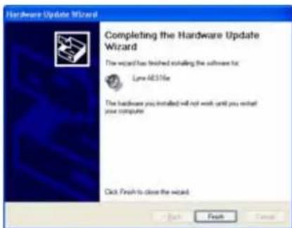 LYNX AES16e-50 - Installing the Windows Driver Package In Windows XP/XP64 - 3