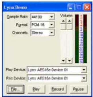 LYNX AES16e-50 - Windows Quick Audio Test - 2