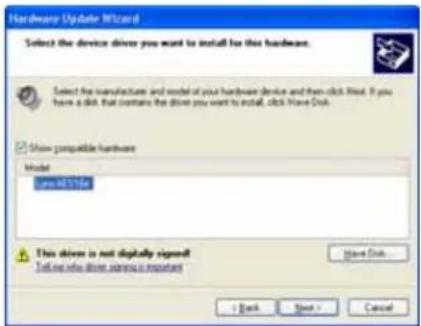 LYNX AES16e-50 - Updating an existing driver in Windows XP/XP64: - 9