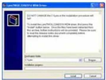 LYNX AES16e-50 - Updating an existing driver in Windows XP/XP64: - 1