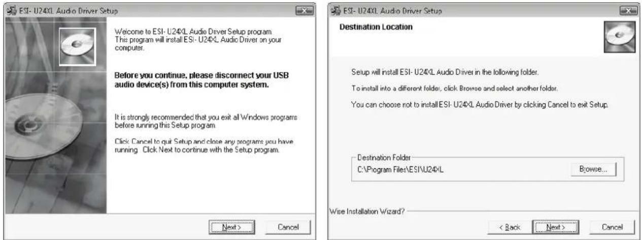 ESI U24 XL - Windows Vista / 7 / 8.1 / 10 - 1