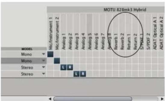 MOTU 828mk3 Hybrid - Return Assign - 1