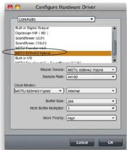 MOTU 828mk3 Hybrid - 828MK3 SETTINGS - 1