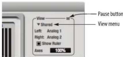 MOTU 828mk3 Hybrid - View controls - 2