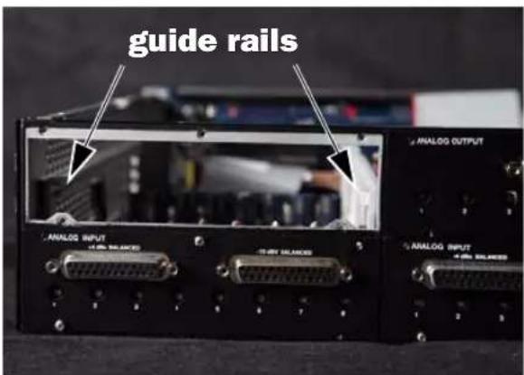 guide rails ANALOG OUTPUT ANALOG INPUT GUIDE RAIL ANALOG INPUT GUIDE RAIL