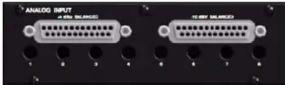 ANALOG INPUT 4.68x BALANCED 12.68x BALANCED 1 2 3 4 6 6 7 6