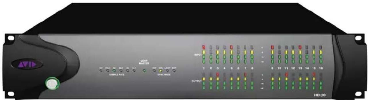 LOOP MASTER SAMPLE RATE SYNC MODE INPUT 1 2 3 4 5 6 7 8 OUTPUT HD I/O
